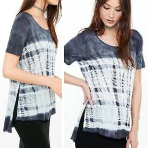 Express Tie Dye High Low T-shirt M